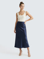 High-waisted Maxi Skirt