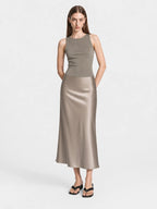 High-waisted Maxi Skirt