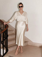 High-waisted Maxi Skirt