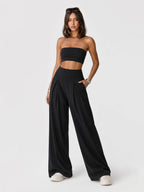 High Waist Wide Leg Yoga Lounge Pants