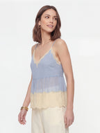 Lace Trim Sheer Cami Top