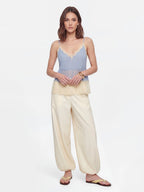Lace Trim Sheer Cami Top
