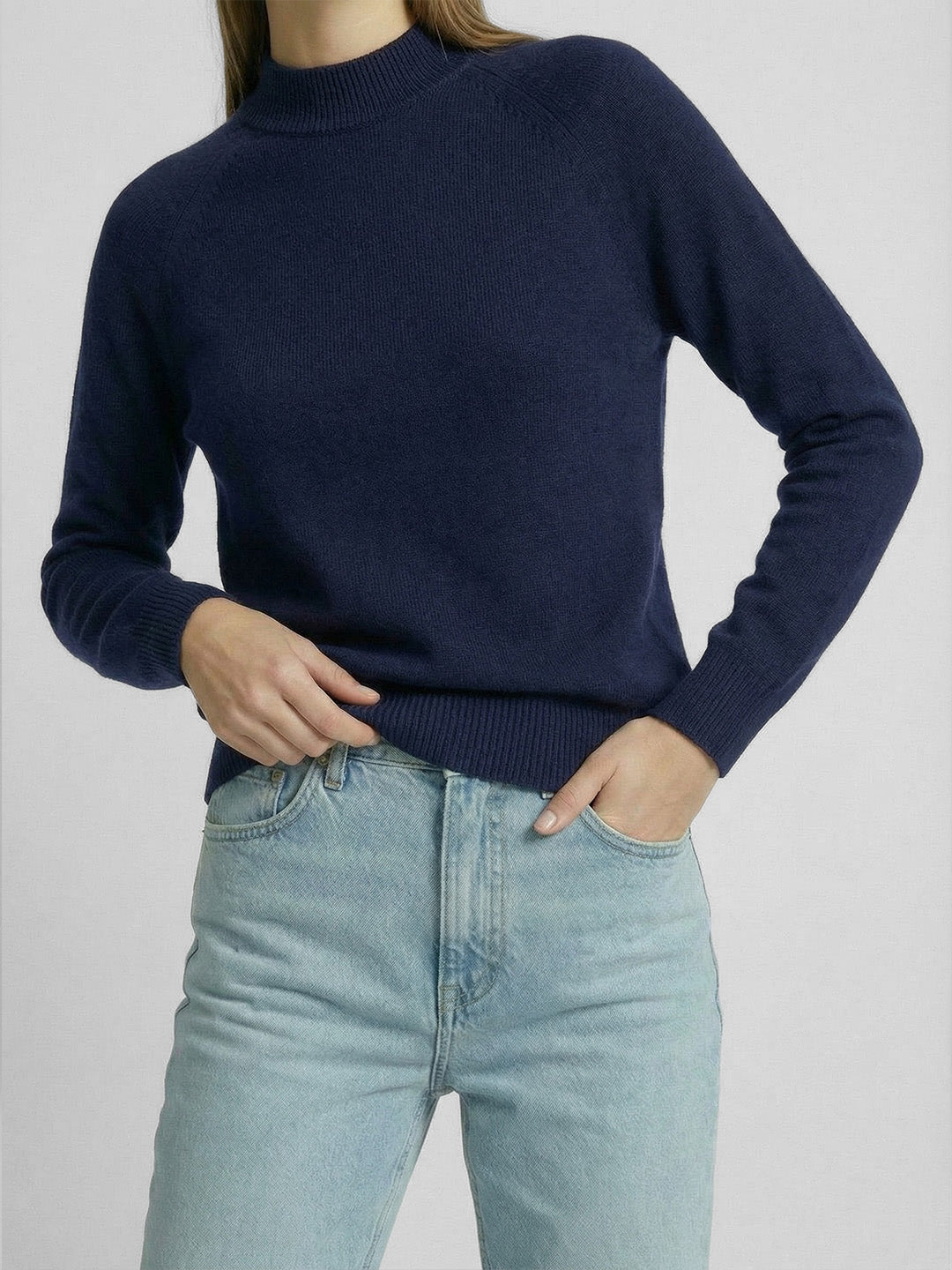 Lightweight minimalist pullover sweater