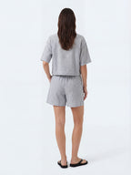 Linen Stripe Boxy Shirt