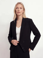 Asymmetrical Multi Button Tailored Blazer
