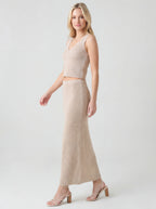 Openwork knitted Cotton Skirt