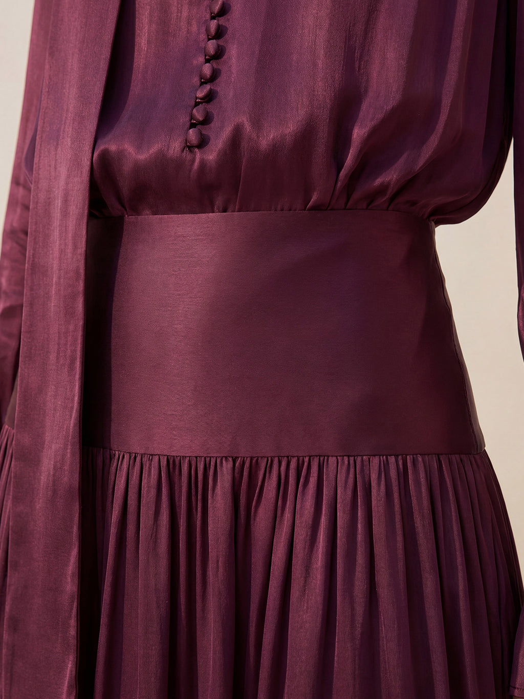 Valentine's Day Exclusive -Luxurious Draped High-Waist Maxi Skirt