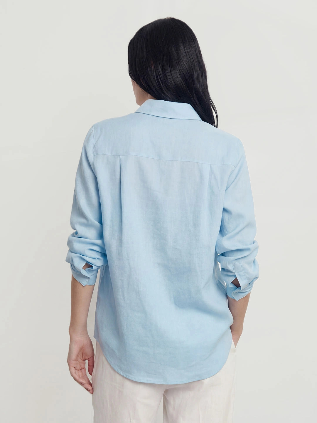 Relaxed Button Down Linen Shirt