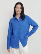 Relaxed Button Down Linen Shirt