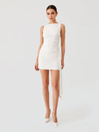 Ruched Drape Sculpt Mini Dress