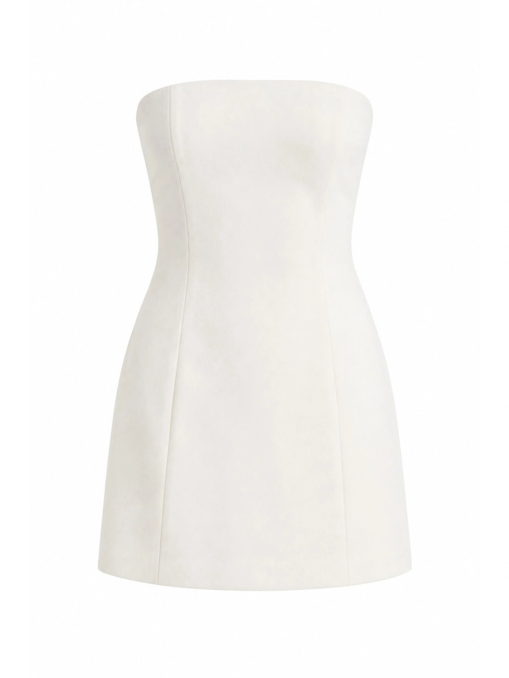 Sleeveless strapless mini dress