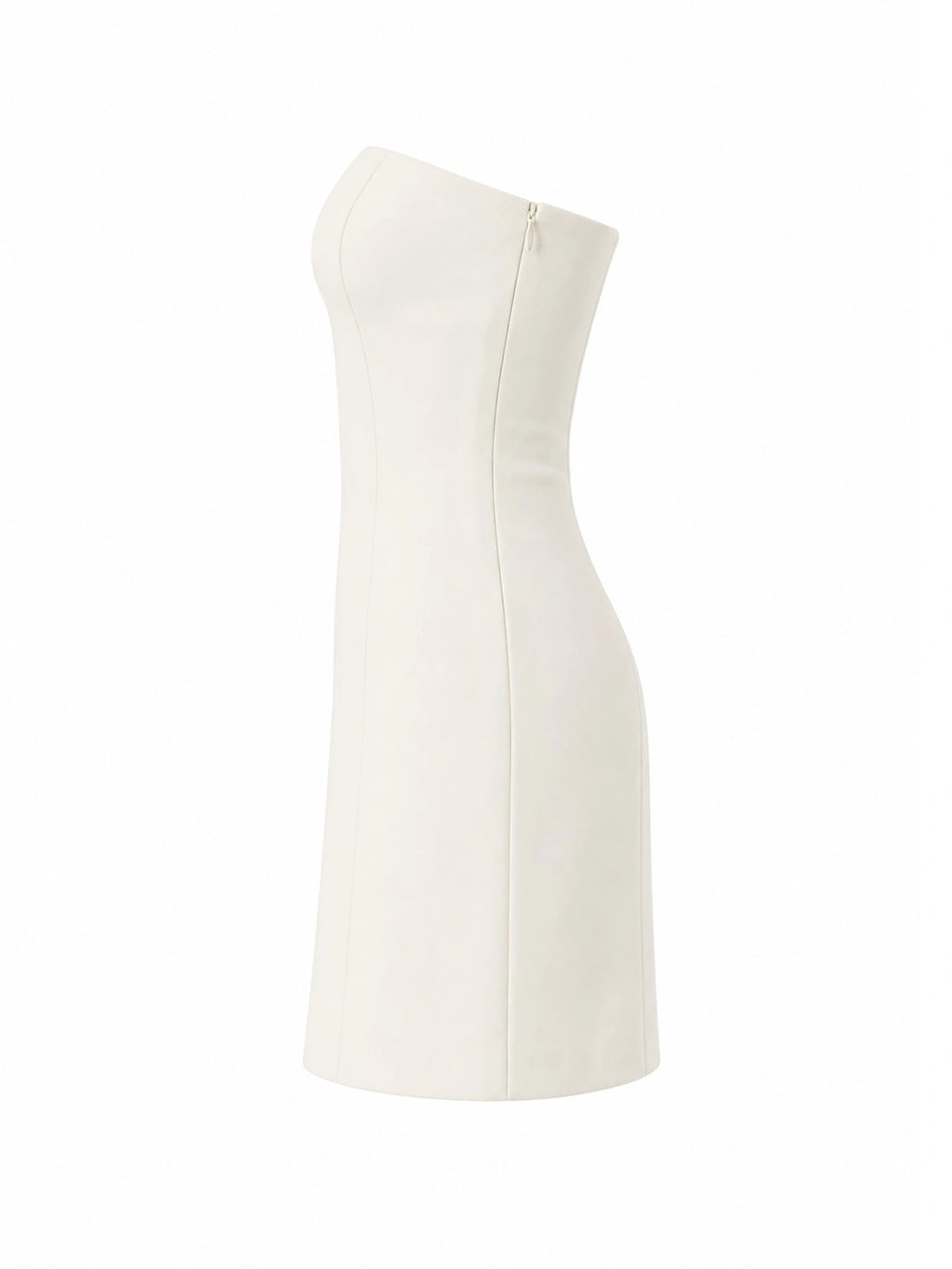 Sleeveless strapless mini dress
