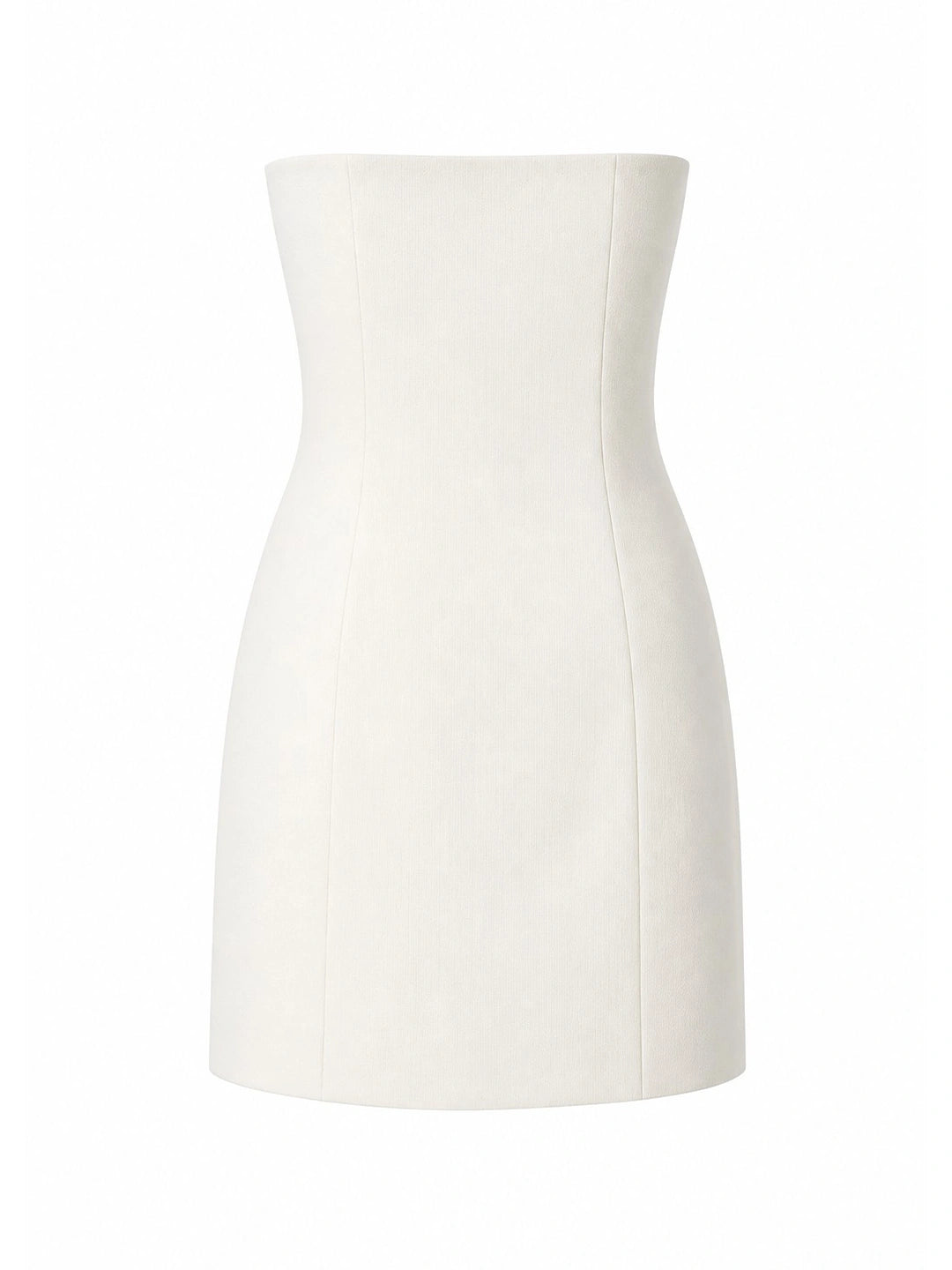 Sleeveless strapless mini dress