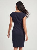 Slim Fit Round-Neck Cotton Dress