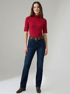 Soft turtleneck knit top