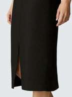Stretch pencil skirt