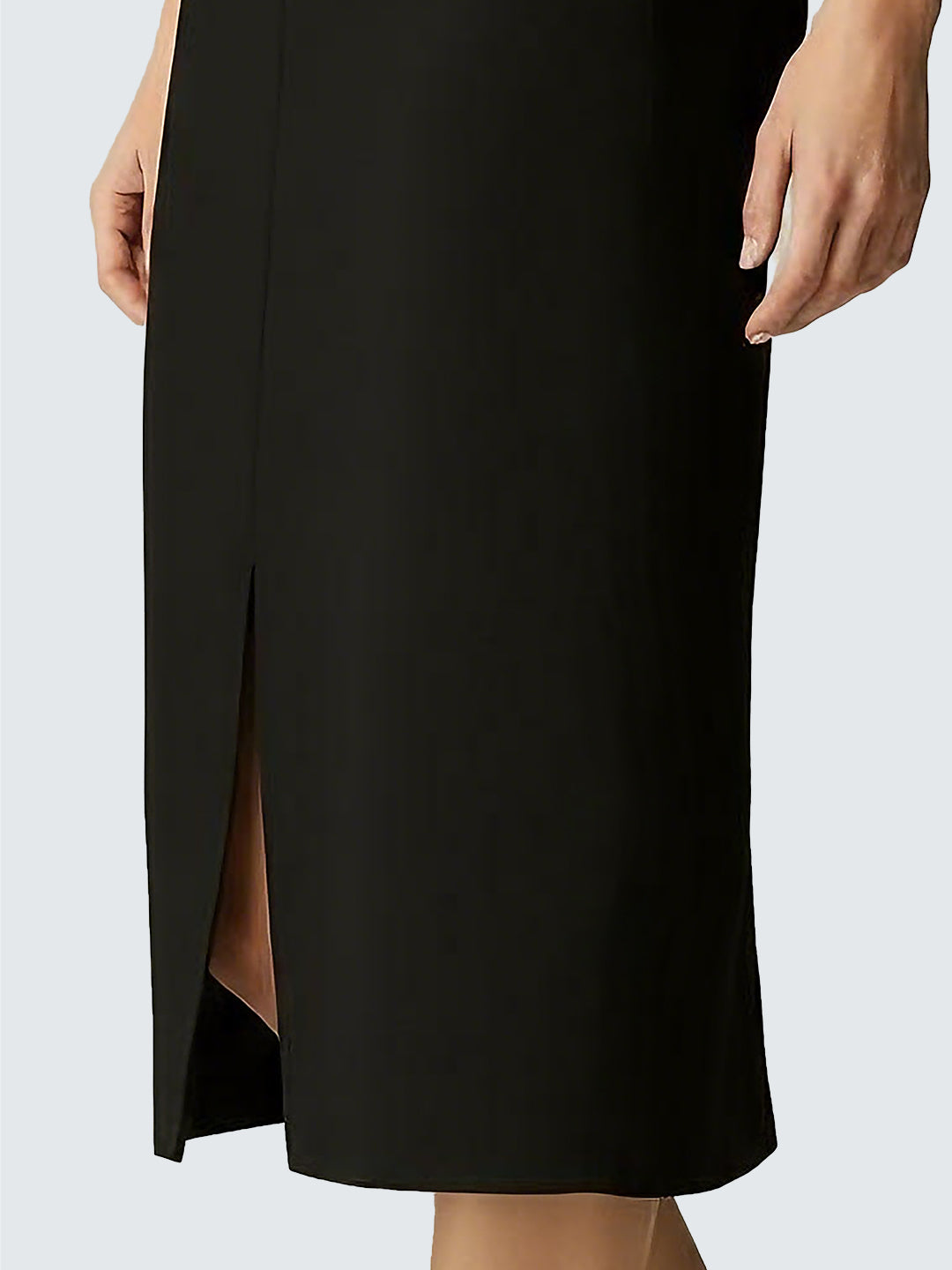 Stretch pencil skirt