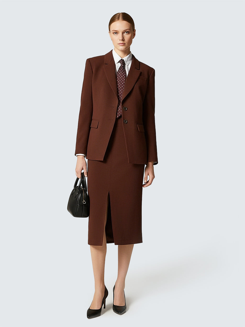 Stretch pencil skirt