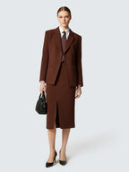 Stretch pencil skirt