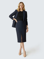 Stretch pencil skirt