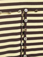 Striped Halter Bodycon Knit Mini Dress