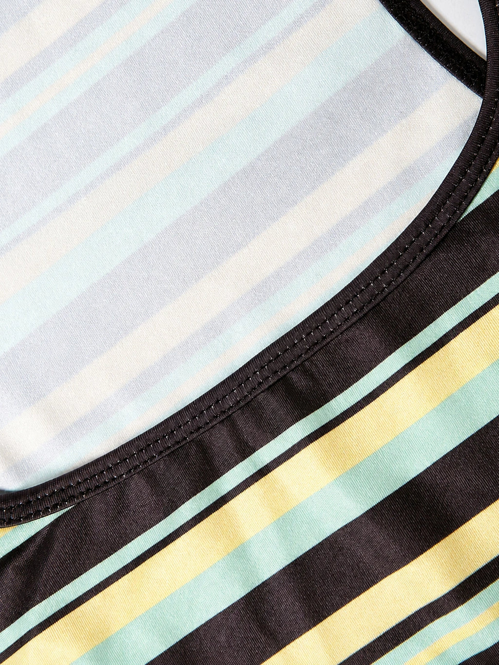 Striped Scoop Neck Slim Fit Tank