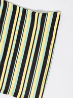 Striped Scoop Neck Slim Fit Tank