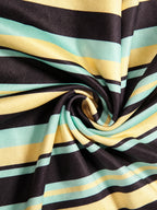 Striped Scoop Neck Slim Fit Tank