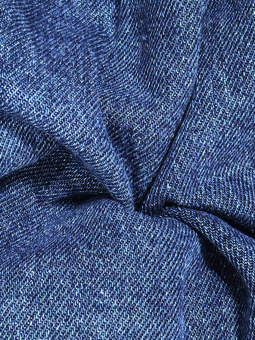 Tie-Back Button Front Denim Mini Dress