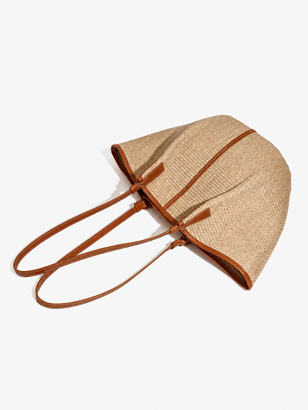 Vacation Raffia Woven Large Tote Bag