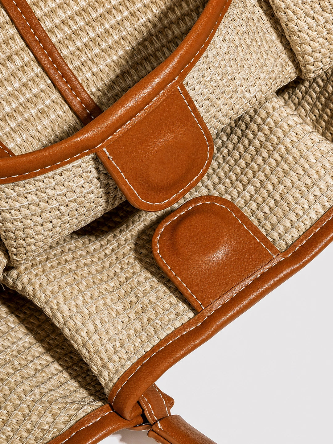Vacation Raffia Woven Large Tote Bag