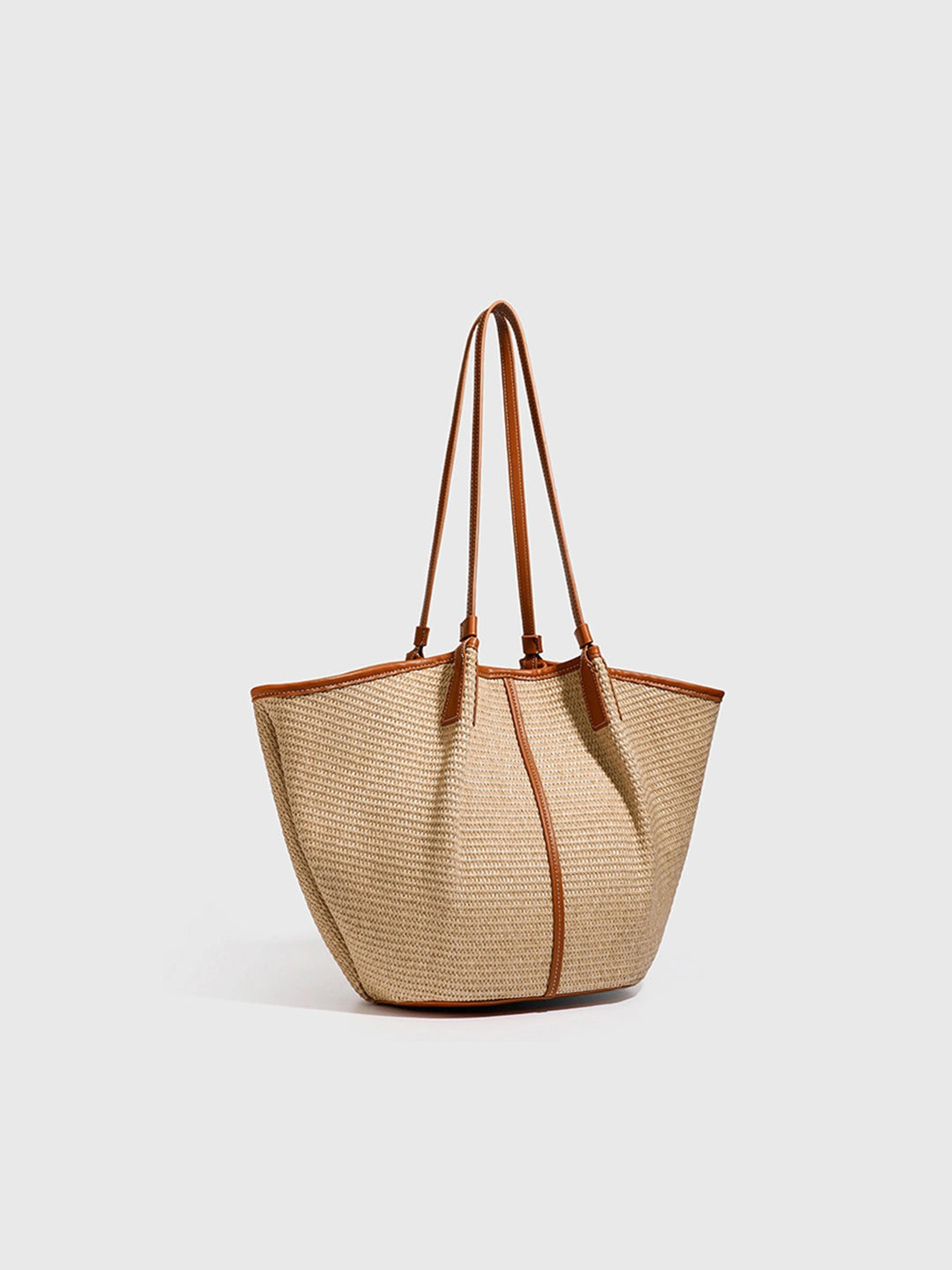 Vacation Raffia Woven Large Tote Bag