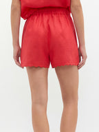 Wave Scallop Linen Short