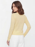 Sheer Knit Long Sleeve Cardigan
