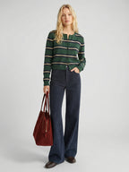 Loose Cropped Druffle Neck Long Sleeve Sweater