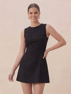 Valentine's Day Exclusive -Sleeveless mini dress with pockets