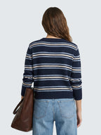 Loose Fit Round Neck Long Sleeve Sweater