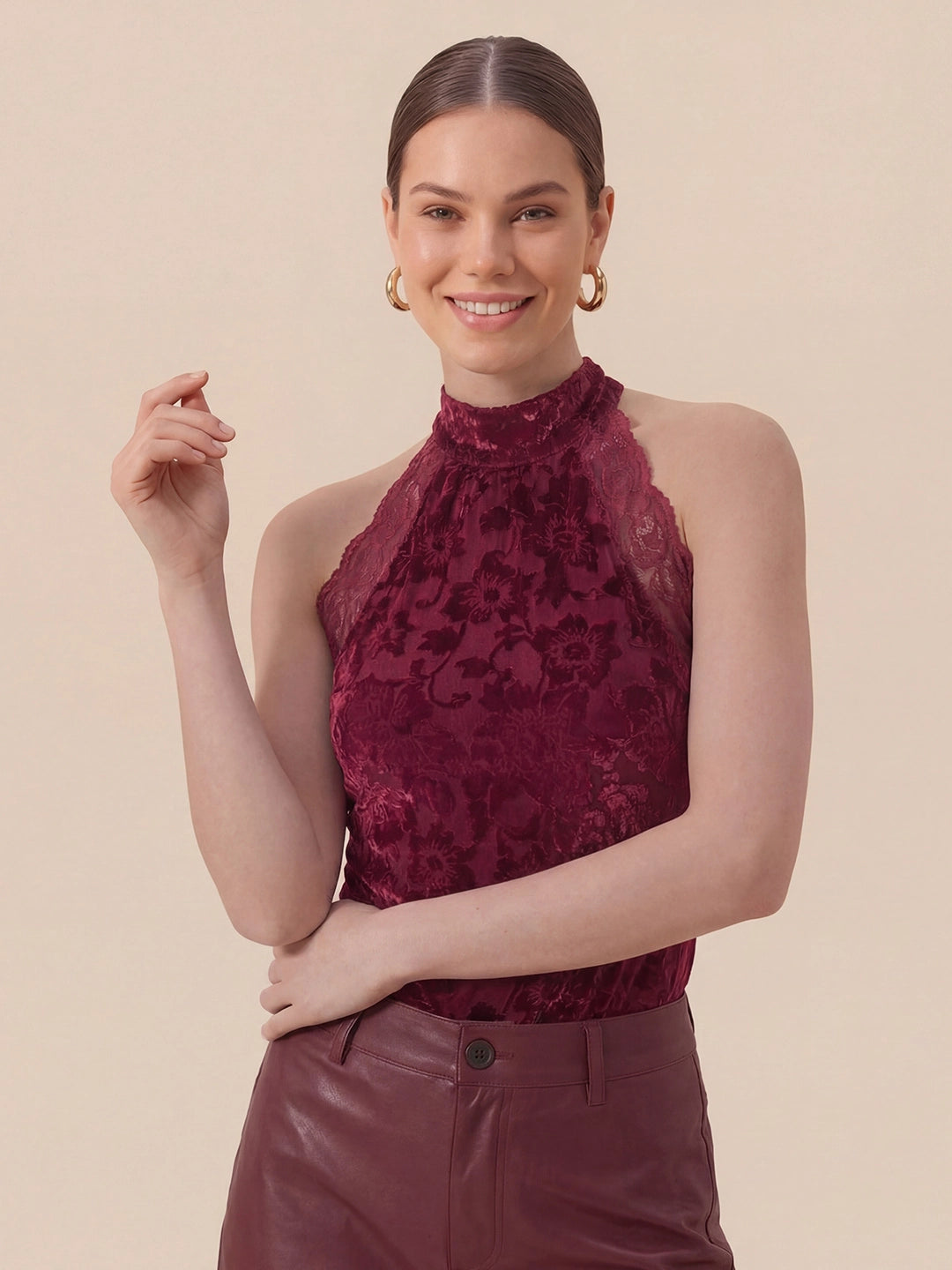 Valentine's Day Exclusive -Lace patchwork vest Secondary image