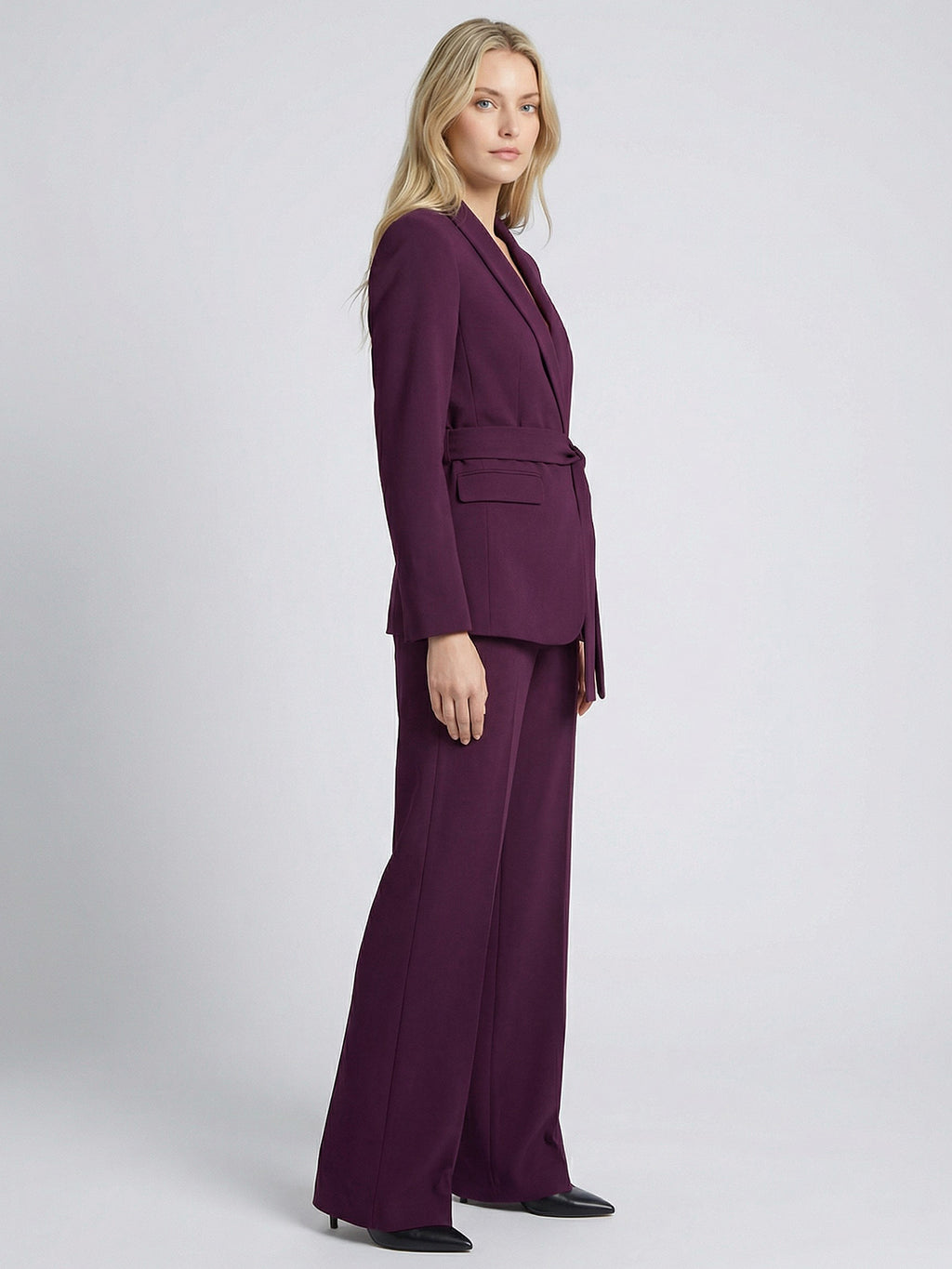 Shawl Collar Tailored Long Sleeve Professional Blazer