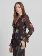 Floral Chiffon Shirt
