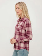 Collared Rayon Button Shirt