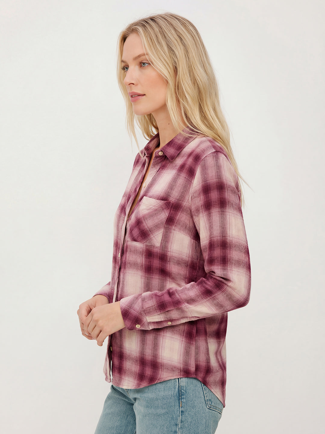 Collared Rayon Button Shirt