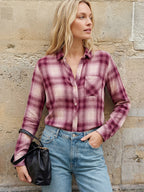 Collared Rayon Button Shirt